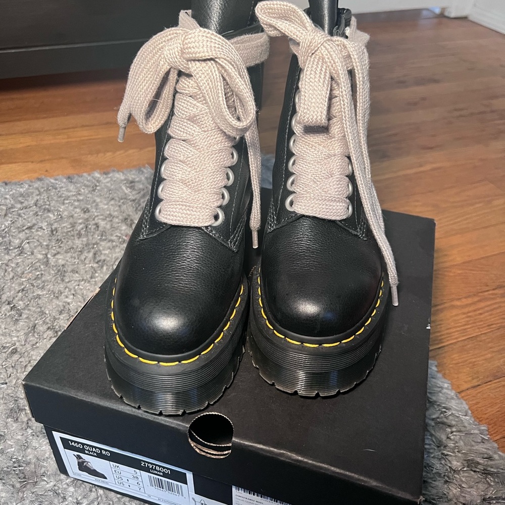 RICK OWENS X DR MARTENS BOOT